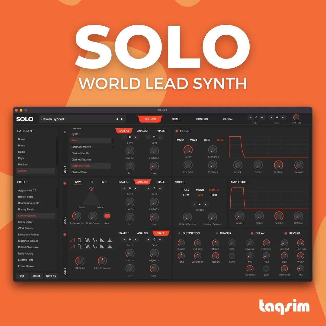 东方韵律合成器 TAQS.IM Solo World Lead Synth【WIN】2.0.1