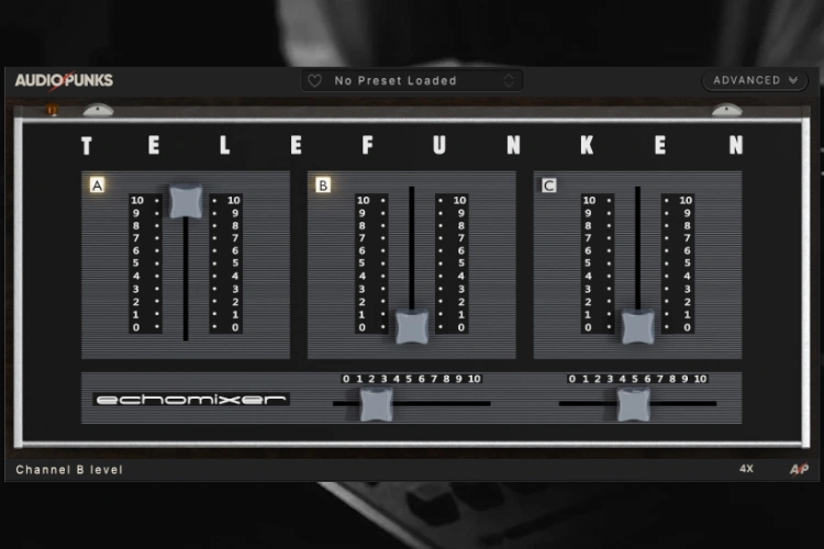 放大器和混响-Audiopunks AP Telefunken Echomixer-Mac 2024.5
