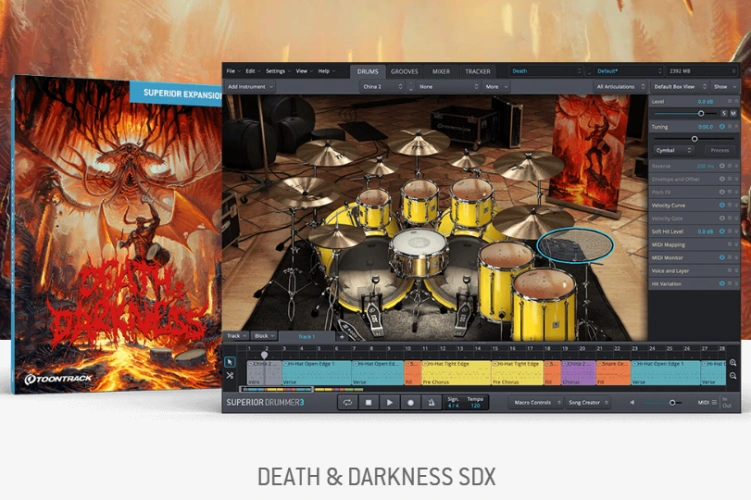 超级鼓手拓展 Toontrack DARKNESS SDX