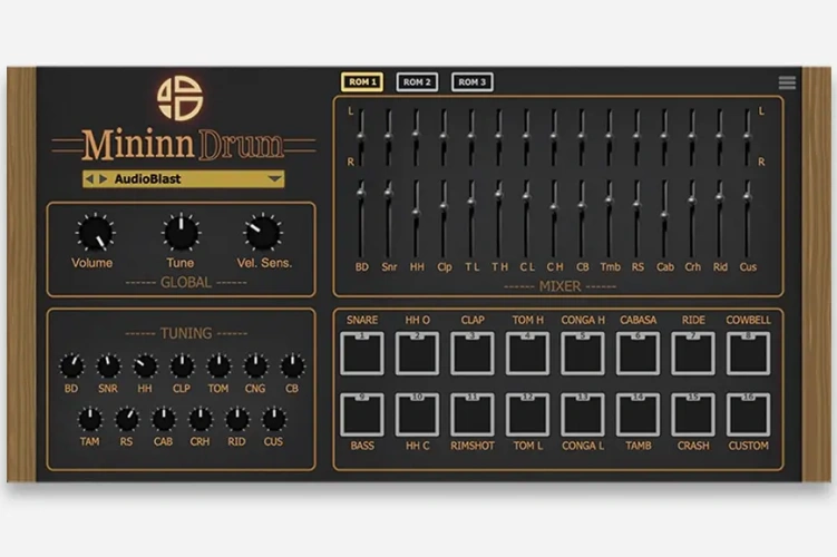 鼓机 Audio Blast Mininn Drum【MAC】1.1.0