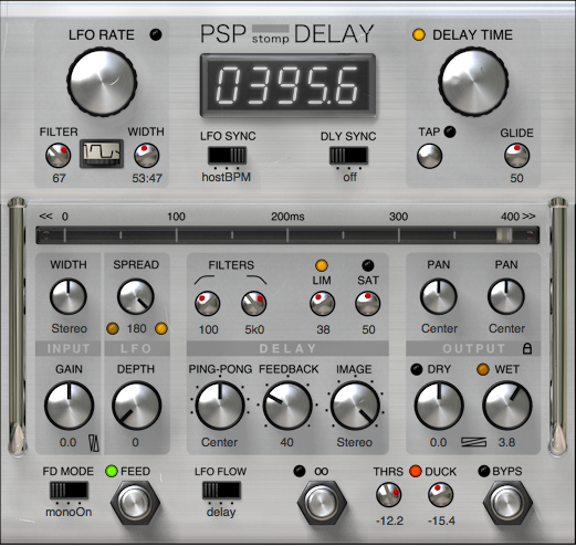 延迟 PSPaudioware PSP stompDelay【WIN】1.1.4