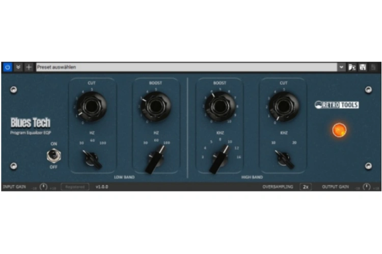 均衡器 Retro Tools DSP Blues Tech【WIN】1.0.0
