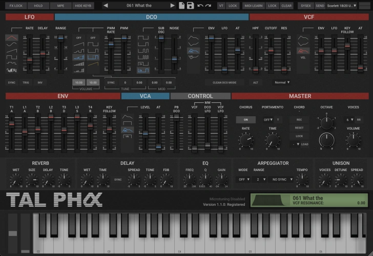 合成器-Togu Audio Line TAL-Pha-Mac 1.2.6