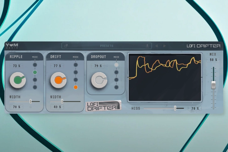 低保真效果器 Yum Audio LoFi Drifter【WIN】1.0.0