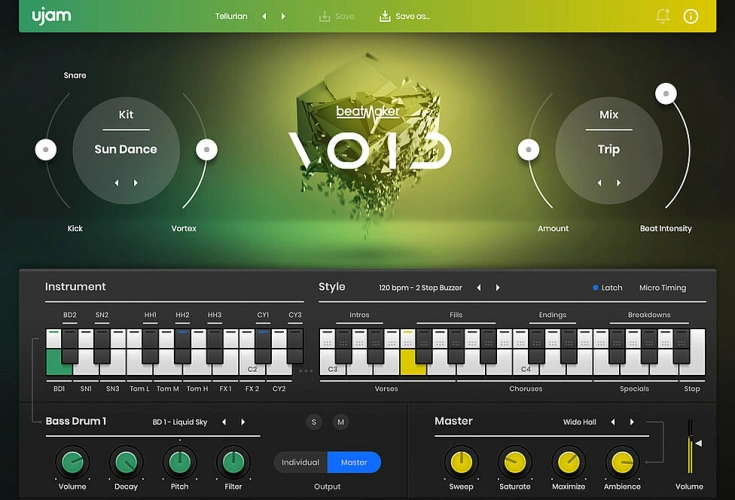 虚空节奏-uJAM Beatmaker VOID-Mac 2.4.0
