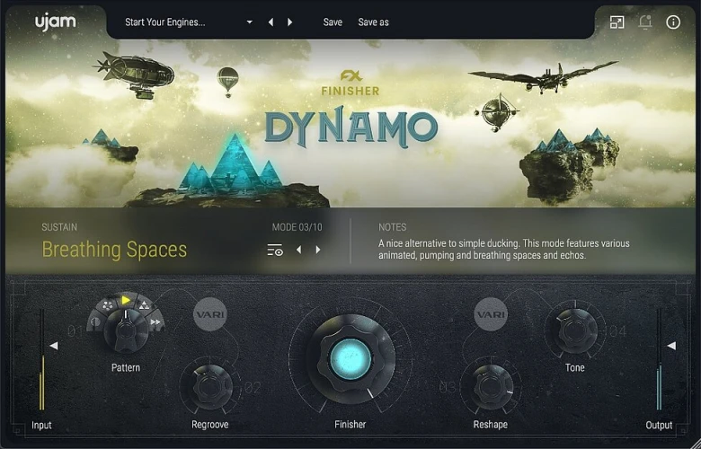 动画音景效果器-uJAM Finisher DYNAMO-Mac 1.3.1