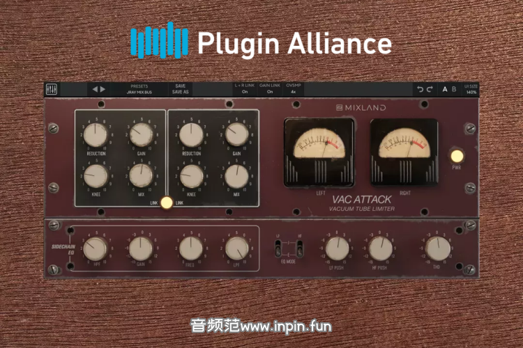 限幅器-Mixland Vac Attack-Mac 1.0.1 Plugin Alliance 插件联盟