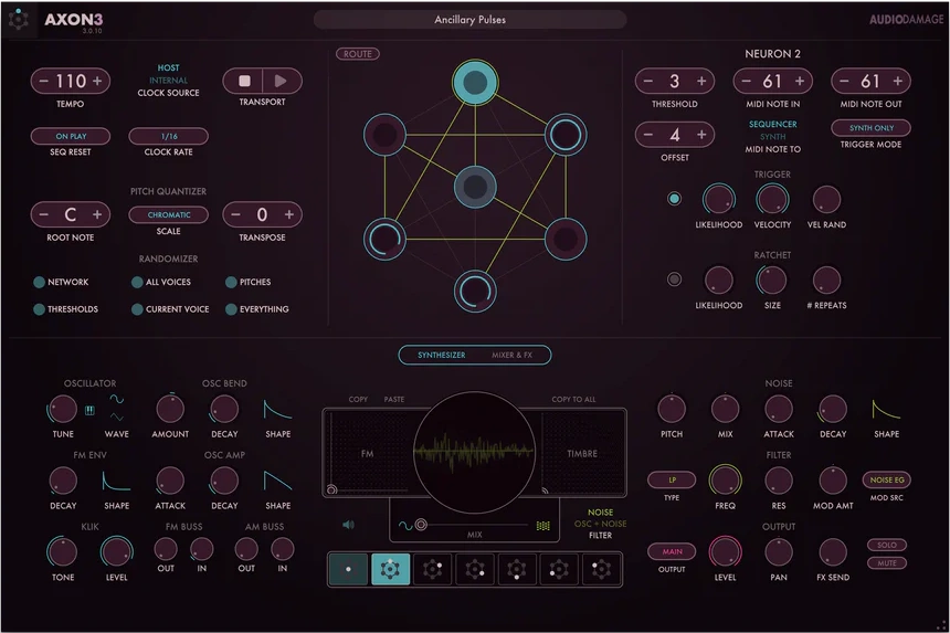 AI音序器 Audio Damage AD057 Axon 3【MAC】3.0.14