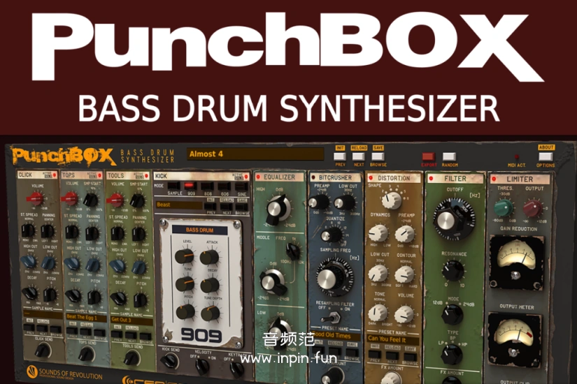 底鼓效果器 D16 Group PunchBox【MAC】1.0.8