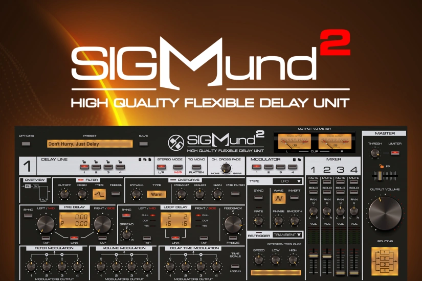 延迟效果器 D16 Group Sigmund 2【WIN】2.0.0
