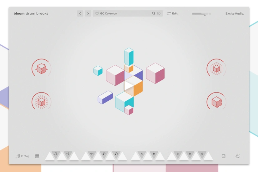循环鼓 Excite Audio Bloom Drum Breaks【WIN】1.0.1