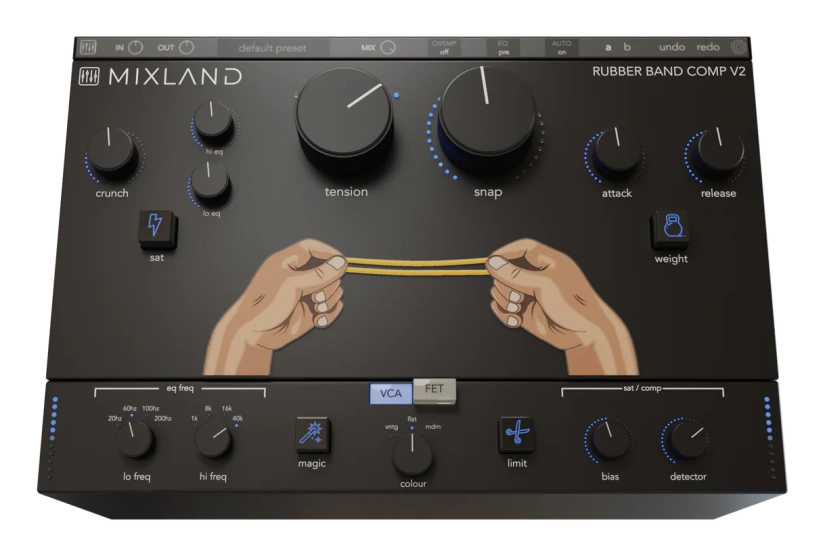 压缩器 Mixland Rubber Band Compressor 2【WIN】2.0.7