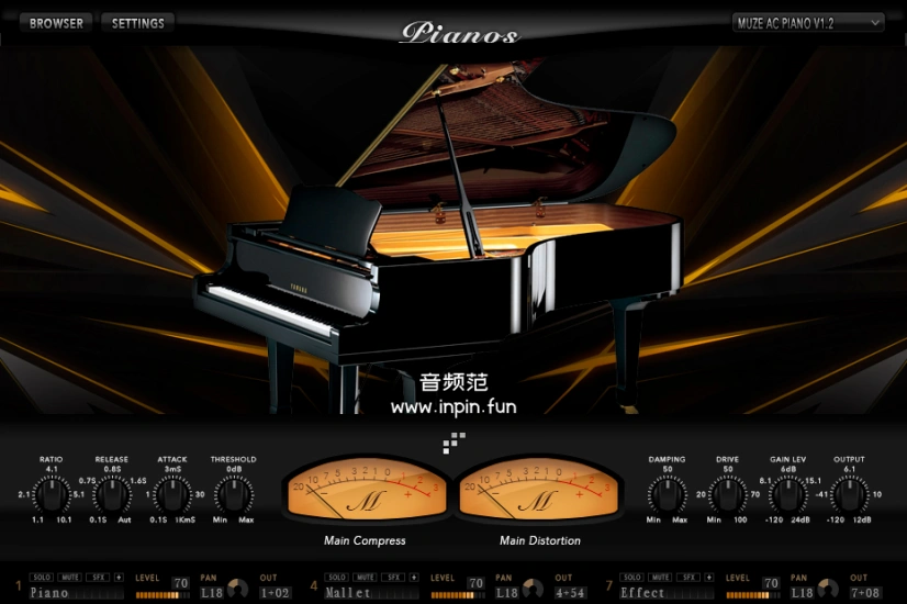 缪斯钢琴 Muze Pianos KONTAKT