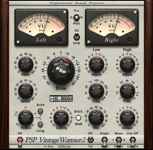 压缩限幅器-PSPaudioware PSP VintageWarmer2-Win 2.10.5