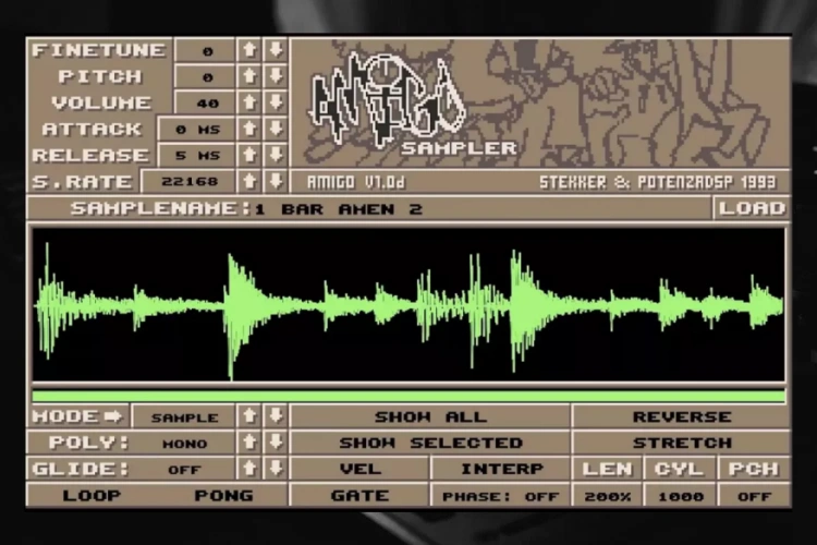 8位采样器 PotenzaDSP Amigo Sampler【MAC】