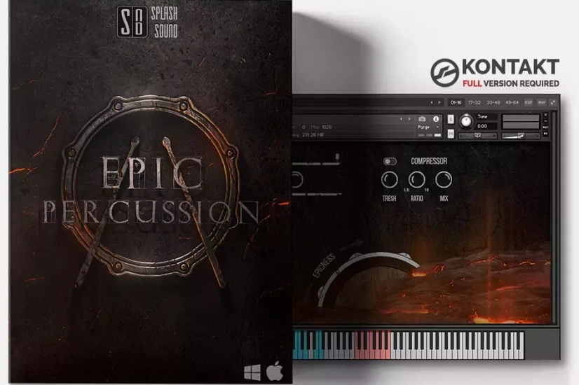 综合打击乐 Splash Sound Epic Percussion 2 KONTAKT