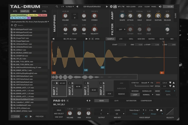鼓机 Togu Audio Line TAL-Drum-Win 2.7.0