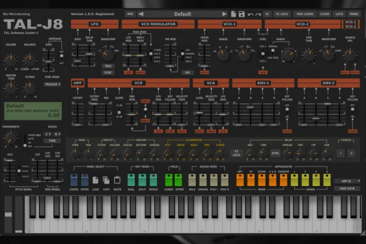 合成器-Togu Audio Line TAL-J-8-Win 1.9.0