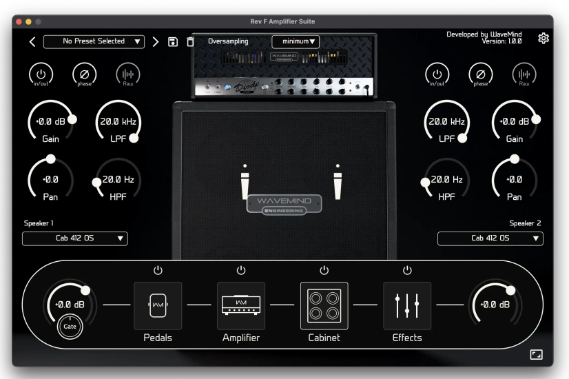 吉他放大器 Wavemind Amp Suite Rev F【WIN】1.0.1