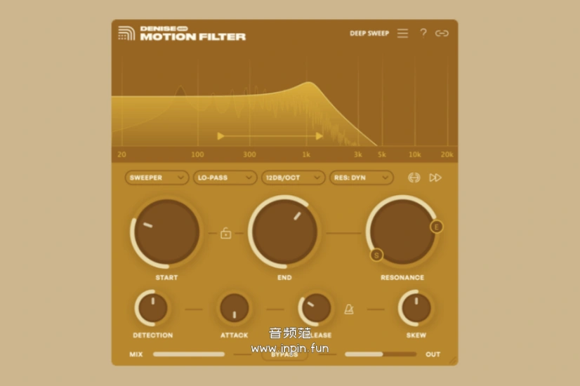 动态滤波器-Denise Audio Motion Filter-Mac 1.1.0