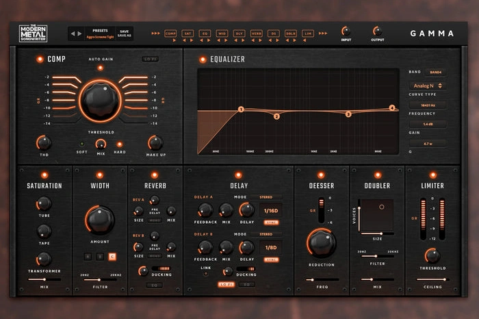 人声效果器 Modern Metal Songwriter Gamma Vocal Suite【WIN】1.0.5
