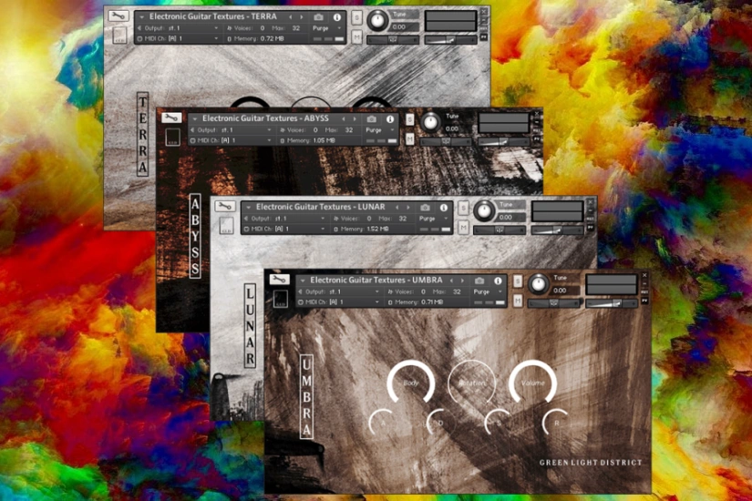 弓弦吉他 Green Light District Electronic Textures Vol. 1 KONTAKT