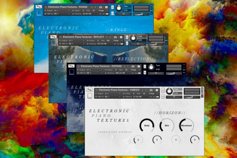 弓弦钢琴 Green Light District Electronic Textures Vol. 2 KONTAKT