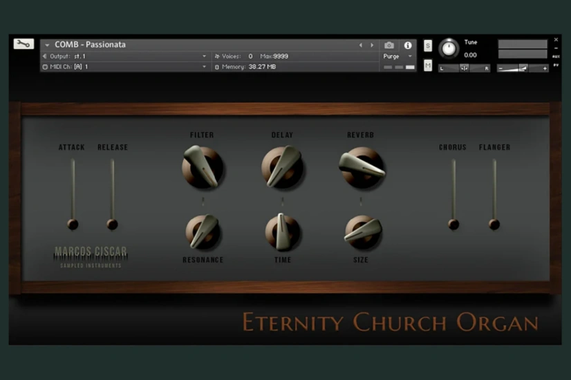 教堂管风琴 Marcos Ciscar Eternity Church Organ KONTAKT 2.0