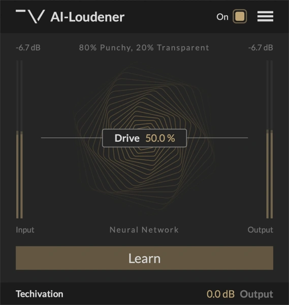 AI智能动态增强插件 Techivation AI-Loudener【WIN】1.0.0