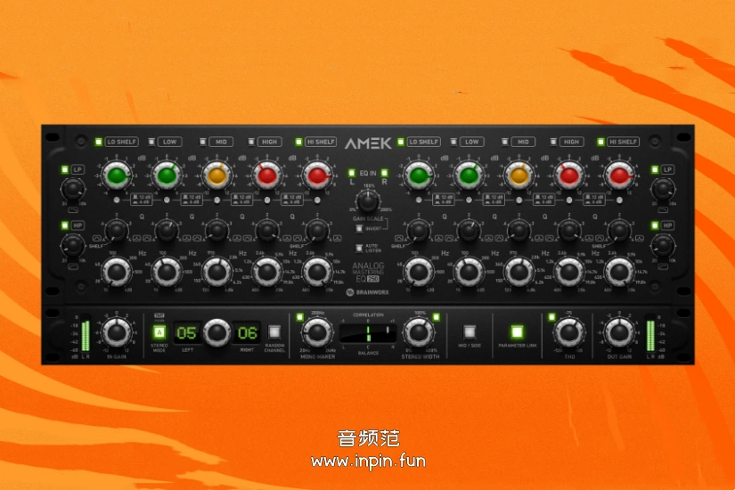 均衡器 Brainworx AMEK EQ 250【WIN】1.1.1 插件联盟 Plugin Alliance
