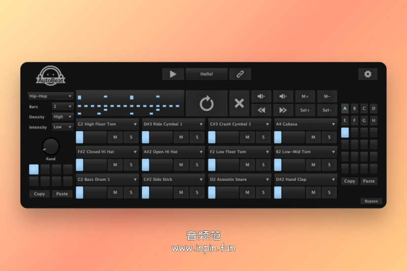 AI智能MIDI节拍生成器 Axart Software Autobeat AI【WIN】1.0.0