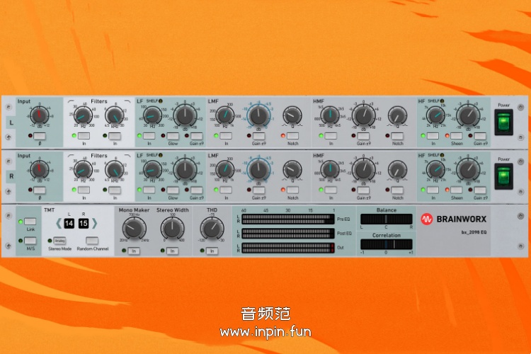 均衡器 Brainworx bx_2098 EQ【MAC】1.8.1 插件联盟 Plugin Alliance