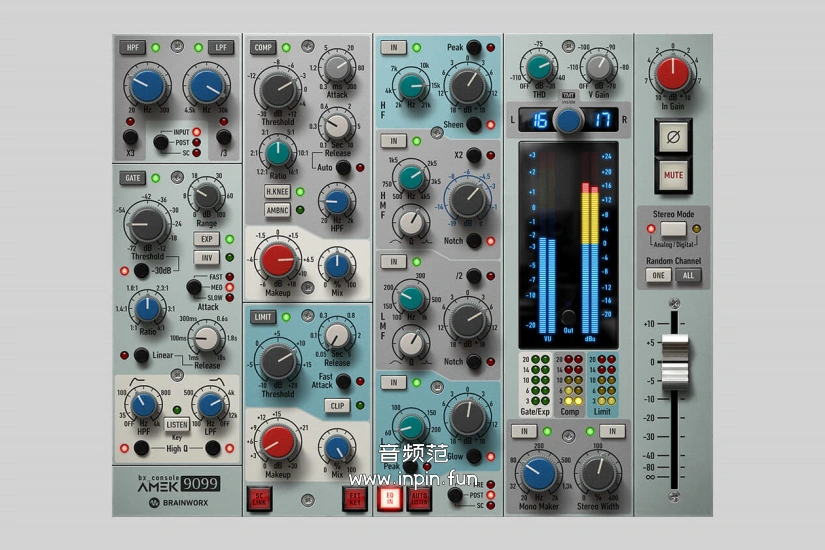 通道条 Brainworx bx_console AMEK 9099【MAC】1.3.1 插件联盟 Plugin Alliance