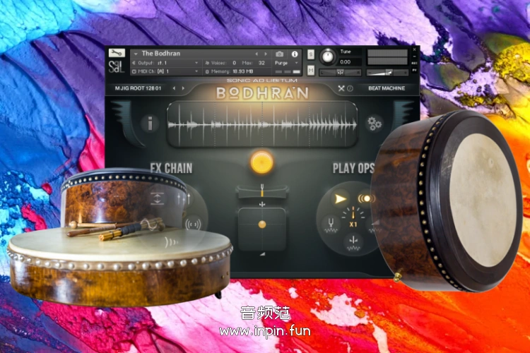 打击乐 Sonic Ad Libitum The Bodhran KONTAKT