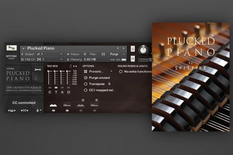 喷火拨弦钢琴 Spitfire Plucked Piano KONTAKT
