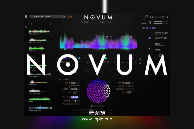 合成器 Tracktion Software Dawesome Novum【MAC】1.1.7
