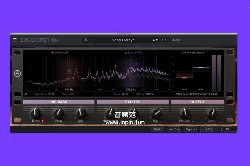 总线频响增强 Arturia Bus EXCITER-104【MAC】1.0.0