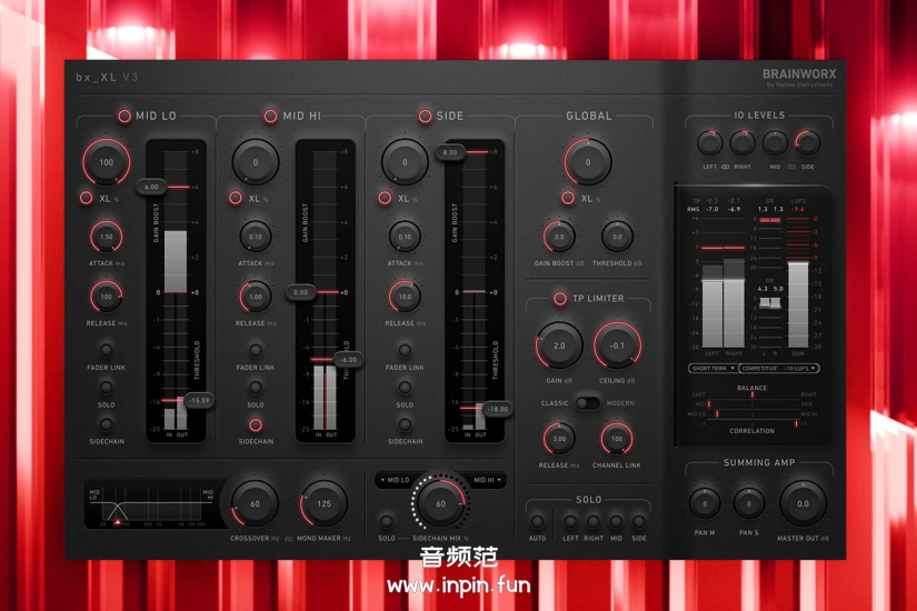 限制器-Brainworx bx_XL V3-Mac 3.1.0 插件联盟 Plugin Alliance