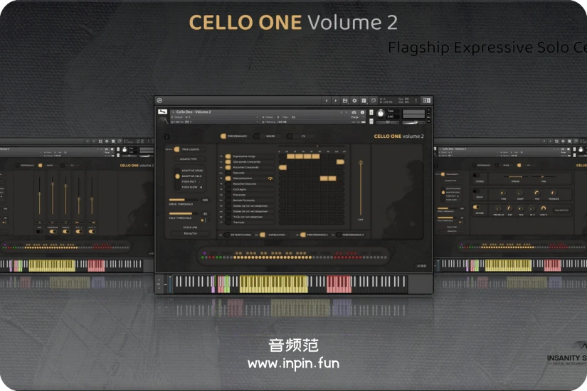 大提琴 Insanity Samples CELLO ONE Volume 2 KONTAKT