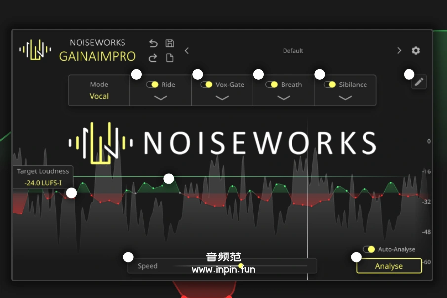 AI智能声音自动化插件 Noiseworks GainAimPro【WIN】1.0.2
