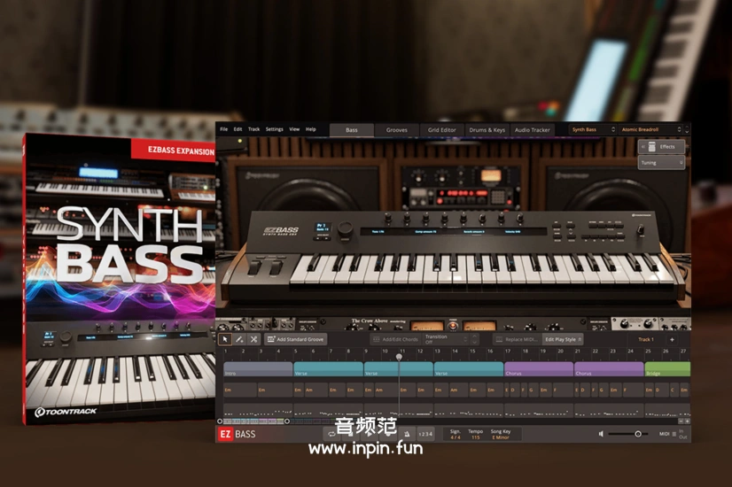 合成贝斯-Toontrack Synth Bass EBX