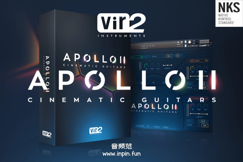 影视吉他 Vir2 Apollo 2 Cinematic Guitars KONTAKT 1.5.1