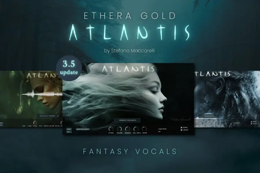 亚特兰蒂斯人声rensheng-Zero-G Ethera Gold Atlantis 3.5 KONTAKT