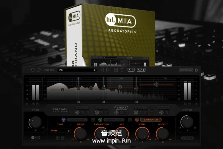 多段综合效果器 MIA Laboratories 990 Spark Multiband【WIN】1.0.0