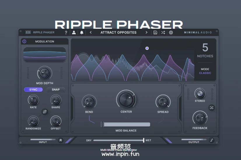 相位调制 Minimal Audio Ripple Phaser【WIN】1.0.0