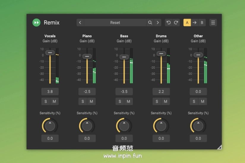 音频分离插件-Acon Digital Remix-Mac 1.0.5