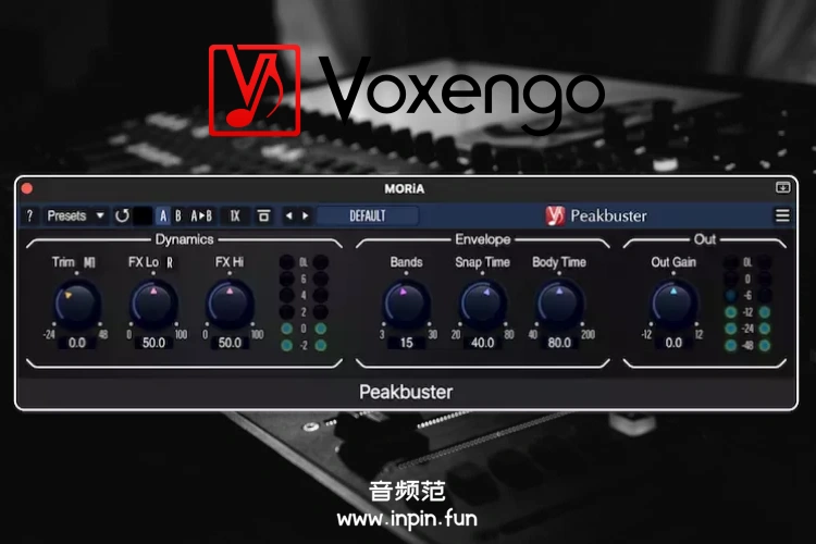 瞬态处理器-Voxengo Peakbuster-Mac 1.7.0