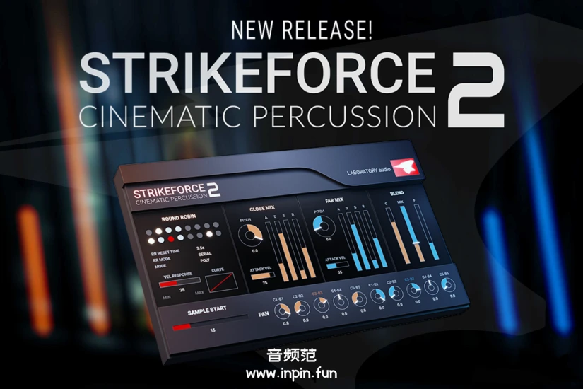 震撼打击乐-Laboratory Audio STRIKEFORCE 2 KONTAKT 1.0.1