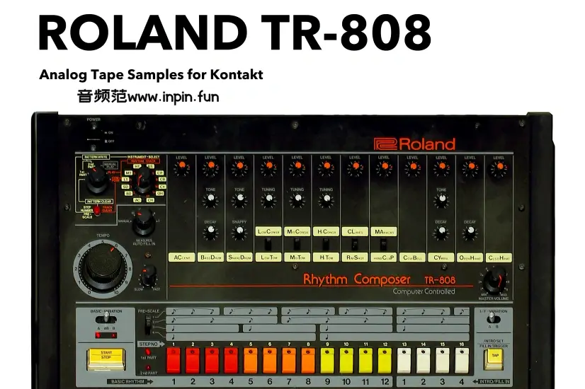 经典鼓机-PastToFutureReverbs Roland TR-808 Tape Samples KONTAKT