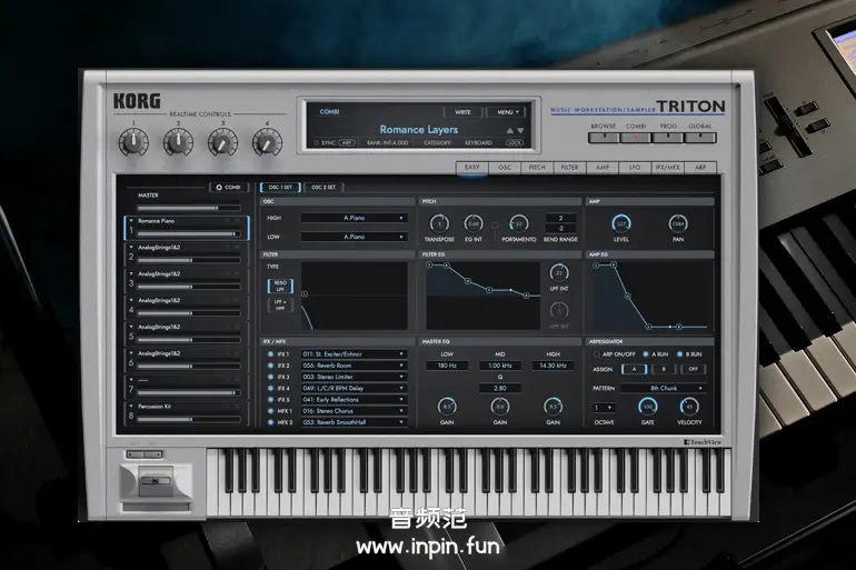 合成器-KORG TRITON Extreme&TRITON-Win 2024.8